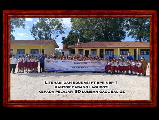LITERASI EDUKASI PT BPR NBP 1 PELAJAR SD BALIGE